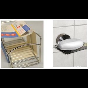 2/$25 GRiiPACurl wire corner bin and Soap dish